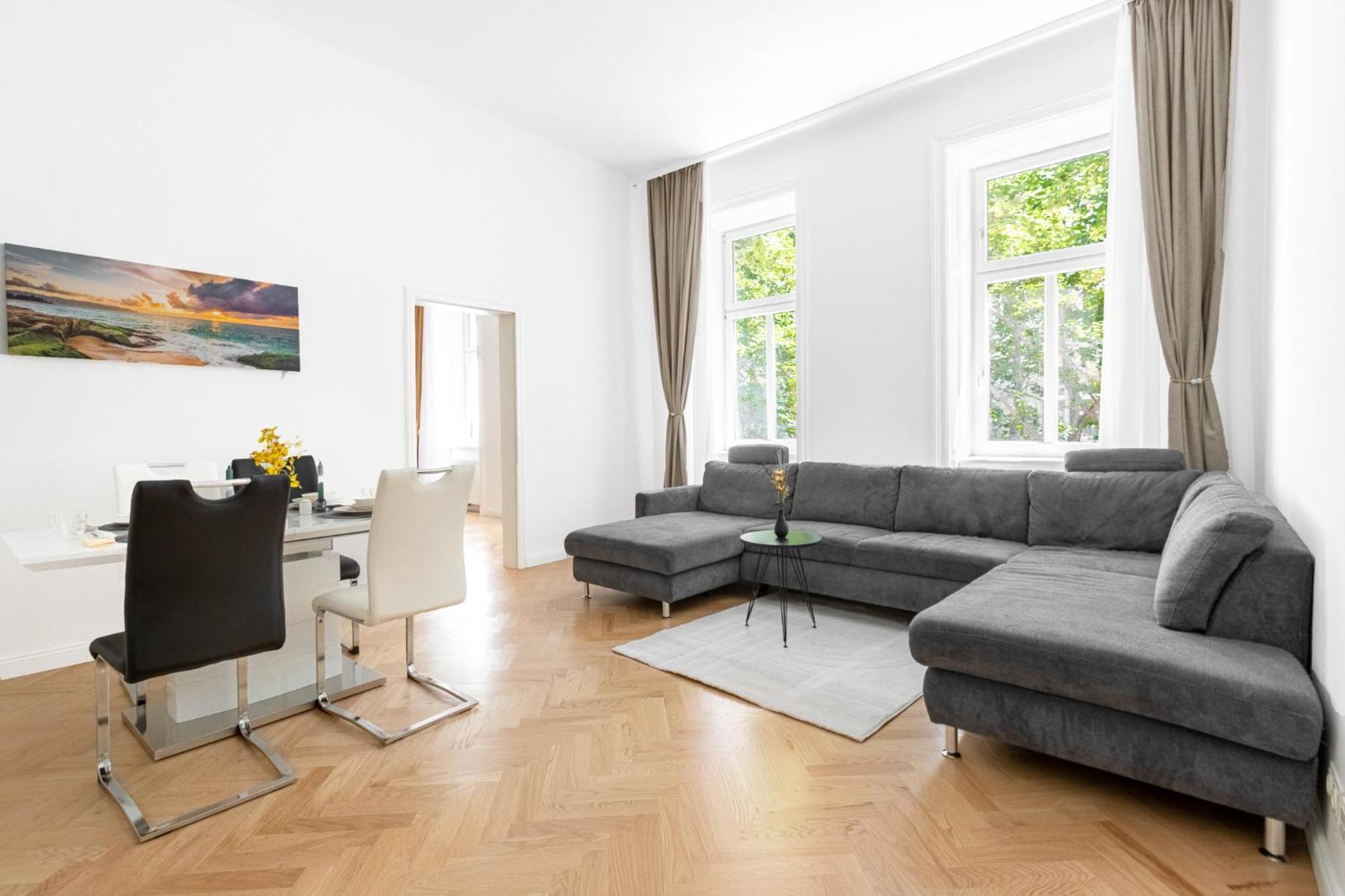 Stilvolle 2 Zimmer Apartment Im Wiener Altbaustil Nahe Donaukanal Exterior foto