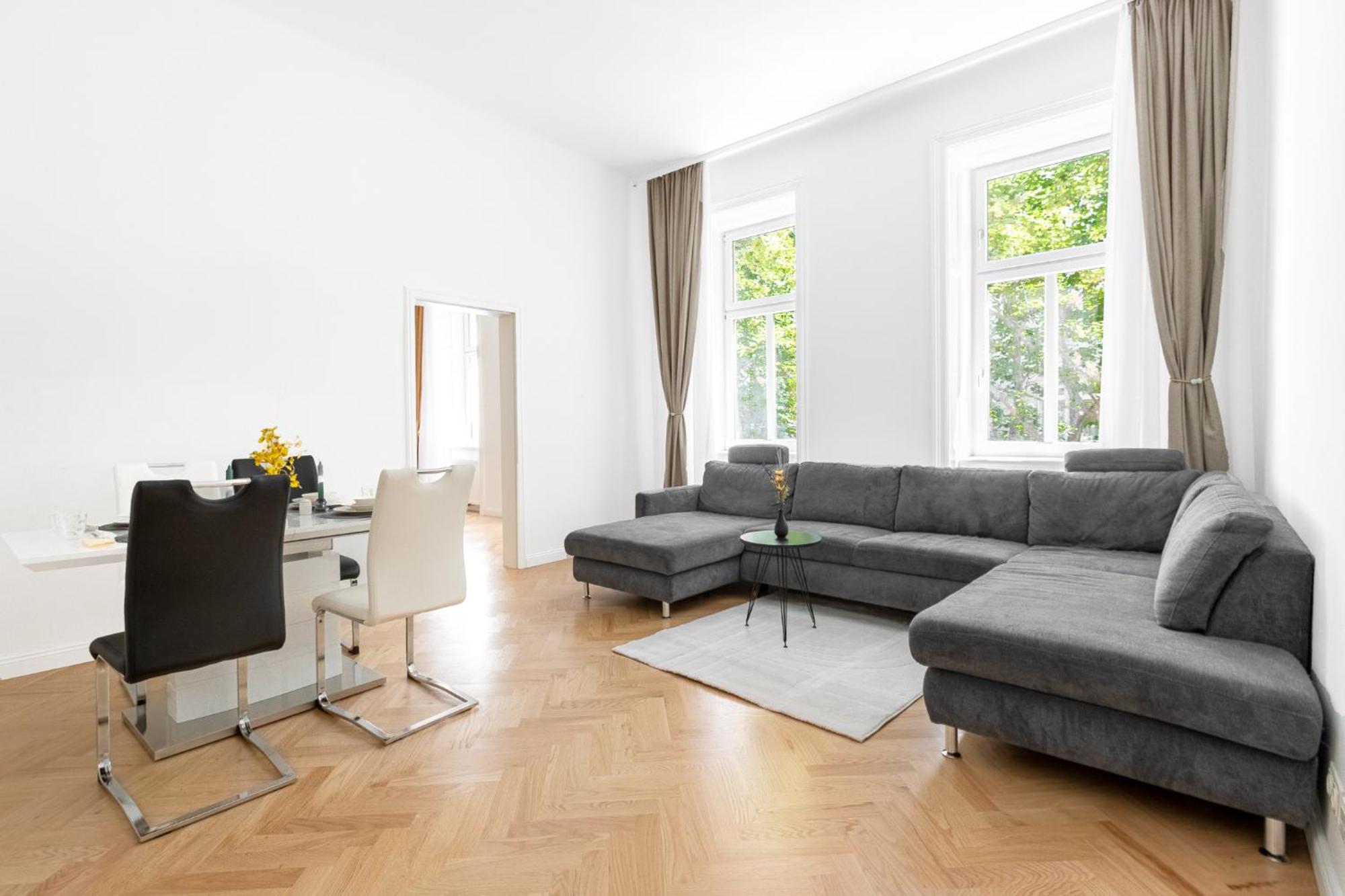 Stilvolle 2 Zimmer Apartment Im Wiener Altbaustil Nahe Donaukanal Exterior foto