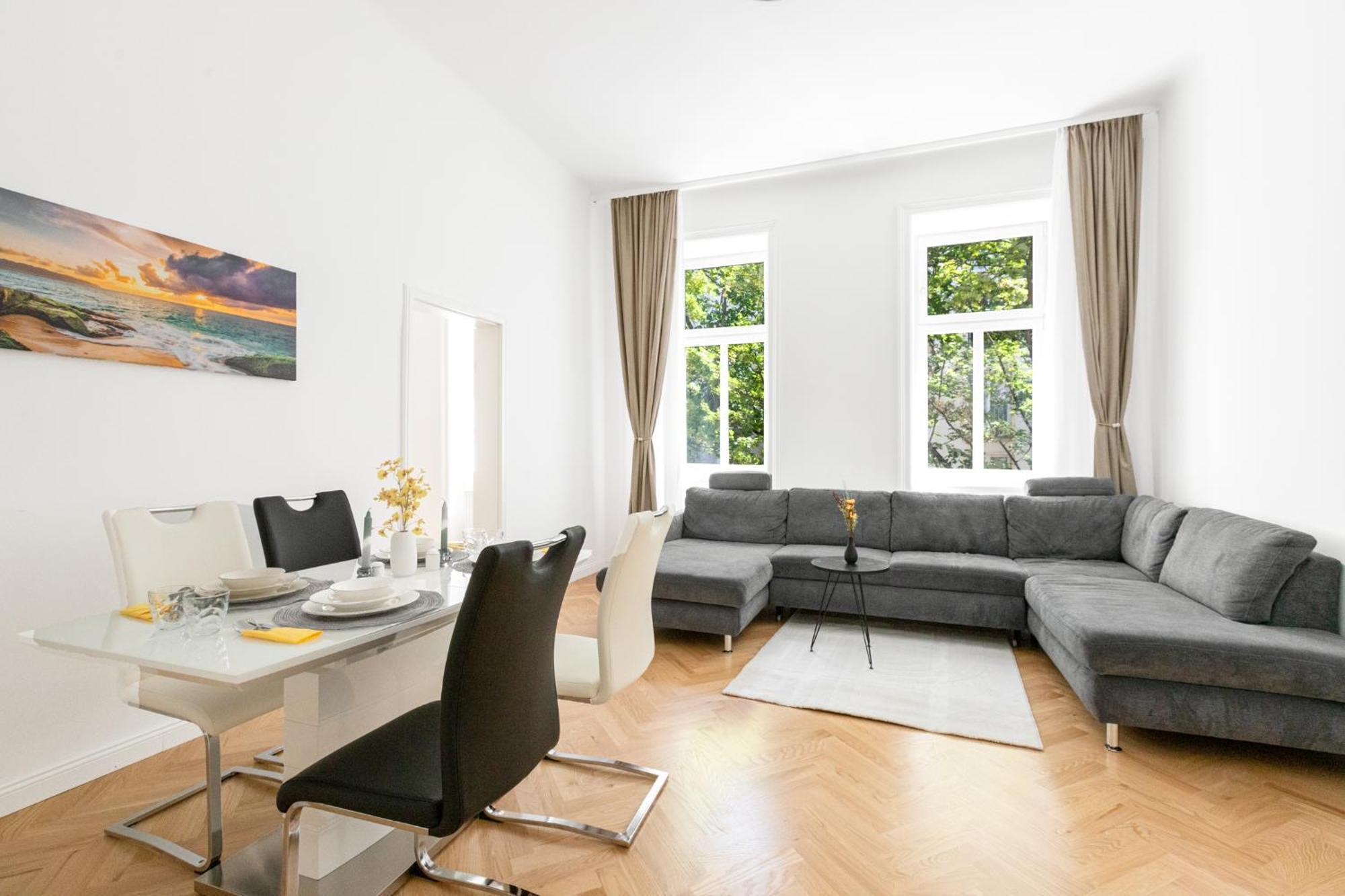 Stilvolle 2 Zimmer Apartment Im Wiener Altbaustil Nahe Donaukanal Exterior foto